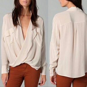 Funktional Silk Draped Blouse